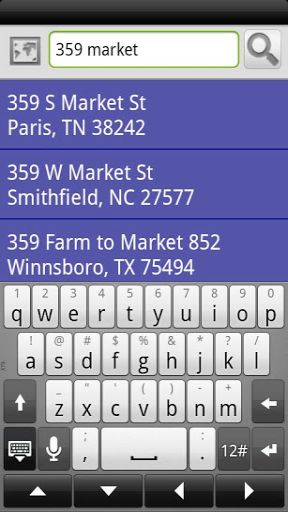 Use the powerful search feature to select the proper destination for your RV specific route.